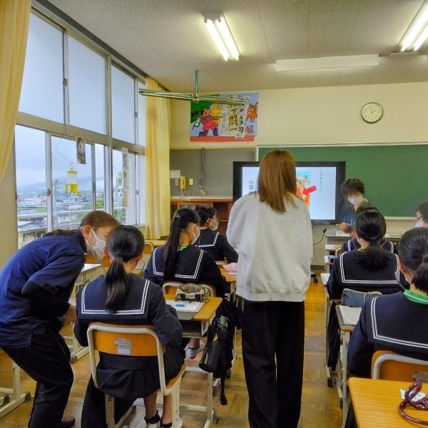 「共育の日：在宅医療と介護、福祉を考える会」(新城市)に看護学科の学生がボランティア参加しました