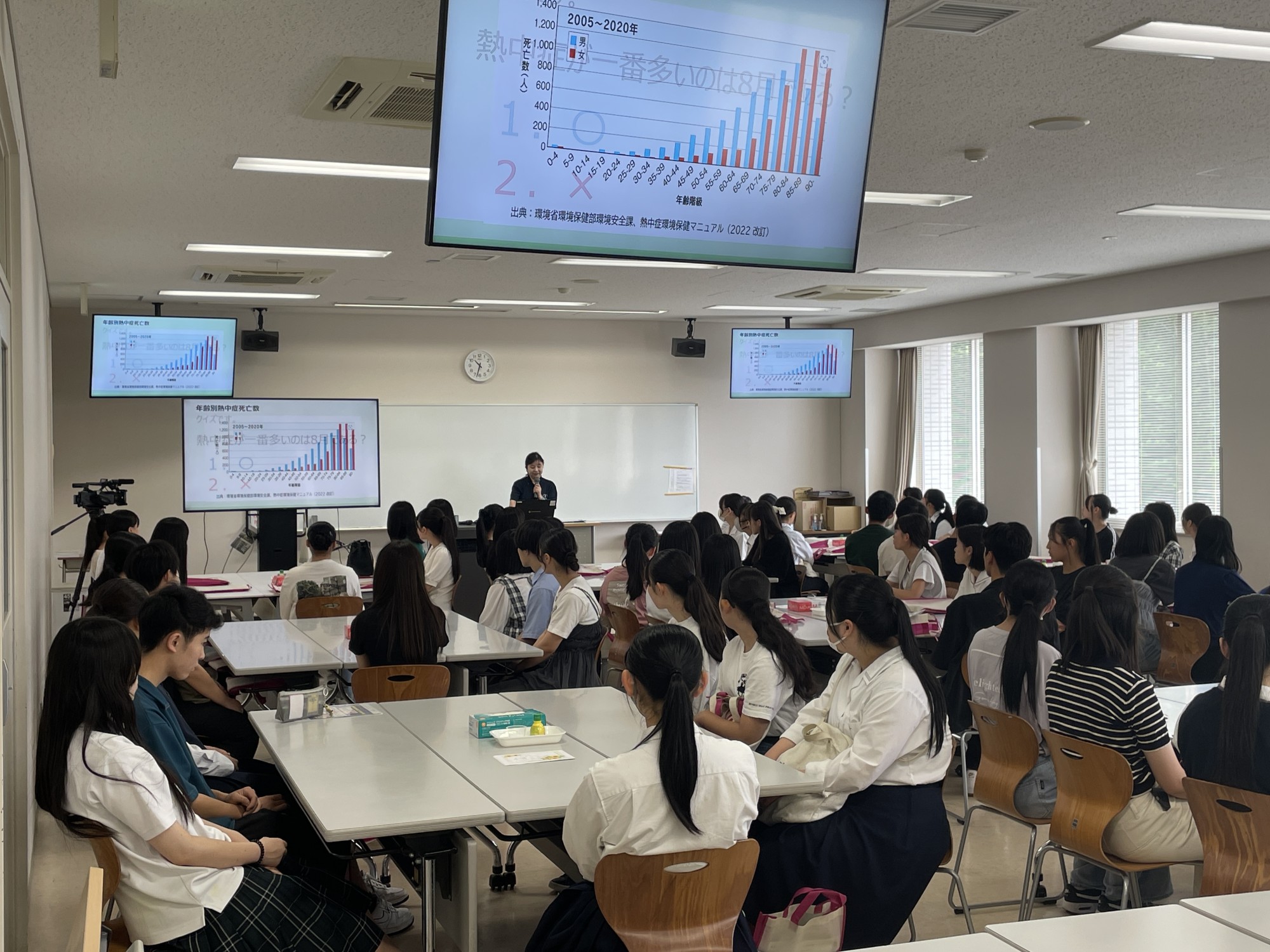 オープンキャンパス　7月　体験授業（在宅看護学）