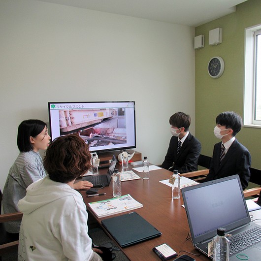 加山興業株式会社とプロジェクト活動内容の打合せを実施しました（見目プロジェクト）