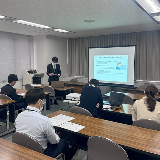 2024年度東三河エコタウン・プロジェクト活動の年度末報告を豊橋市役所で行いました（見目プロジェクト）