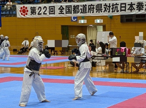 第22回全国都道府県対抗日本拳法大会に本学日本拳法部員が出場、3位になりました。