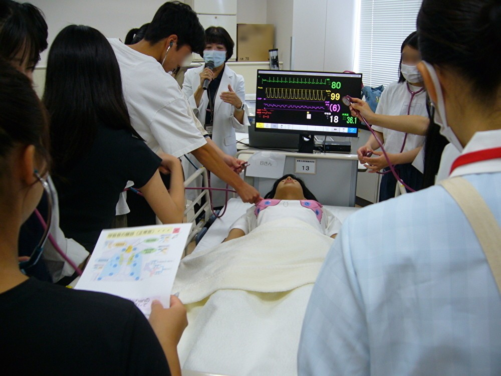 オープンキャンパス8月　体験授業　(急性看護学)