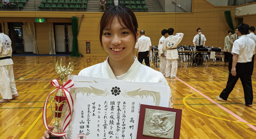 キャリアプランニング科の学生が個人戦準優勝