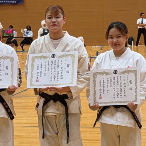 第３６回日本拳法名古屋大会で本学の学生が上位入賞！