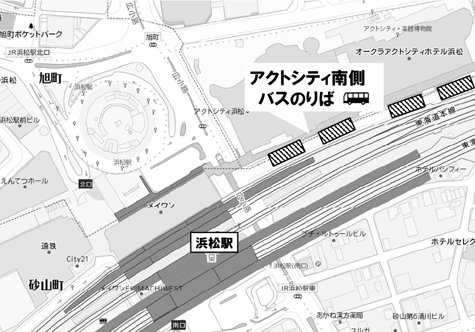 浜松駅からの無料直行バス