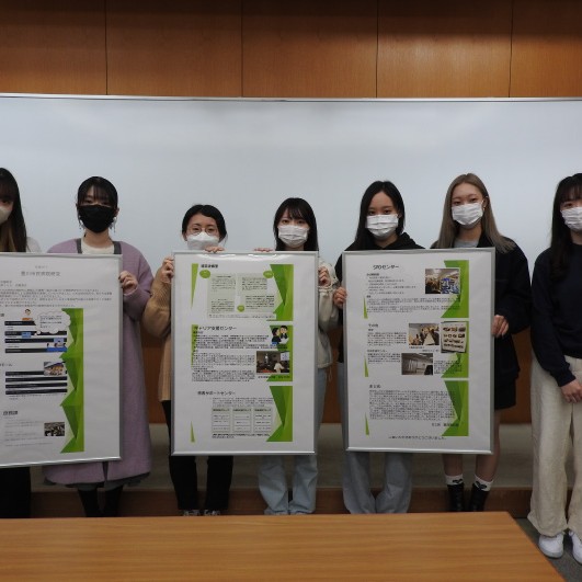 豊川市民病院見学の記録を中心にパネルにまとめて発表させていただきました。