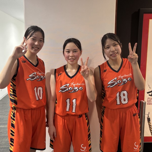 女子バスケットボール部　３部昇格しました！