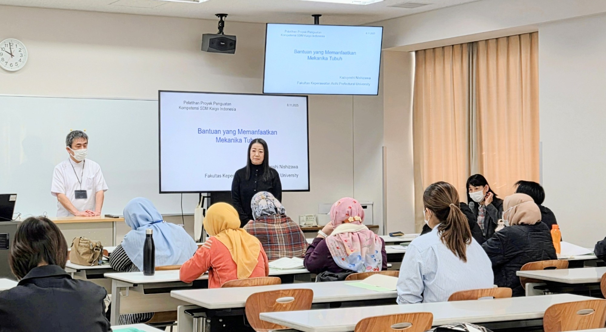 JICAインドネシア「介護人材能力強化プロジェクト」研修を実施しました。