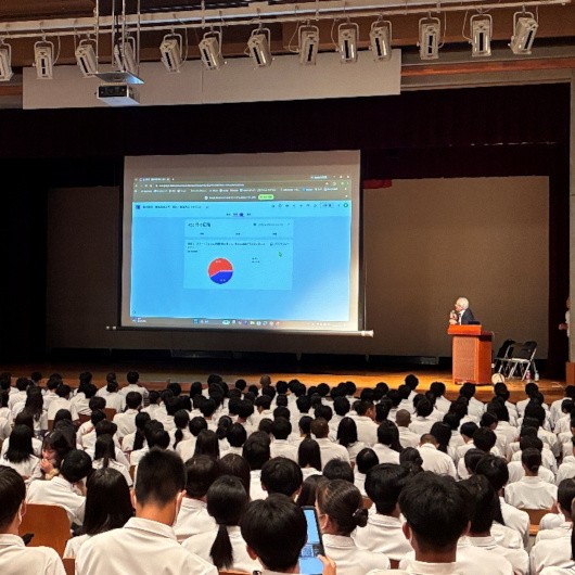【高大連携】豊川高校で「統計・調査方法について」の授業を実施しました