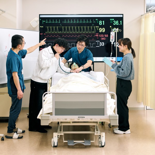 理学療法学科分野の特徴　心臓や肺疾患に対する内科系理学療法
