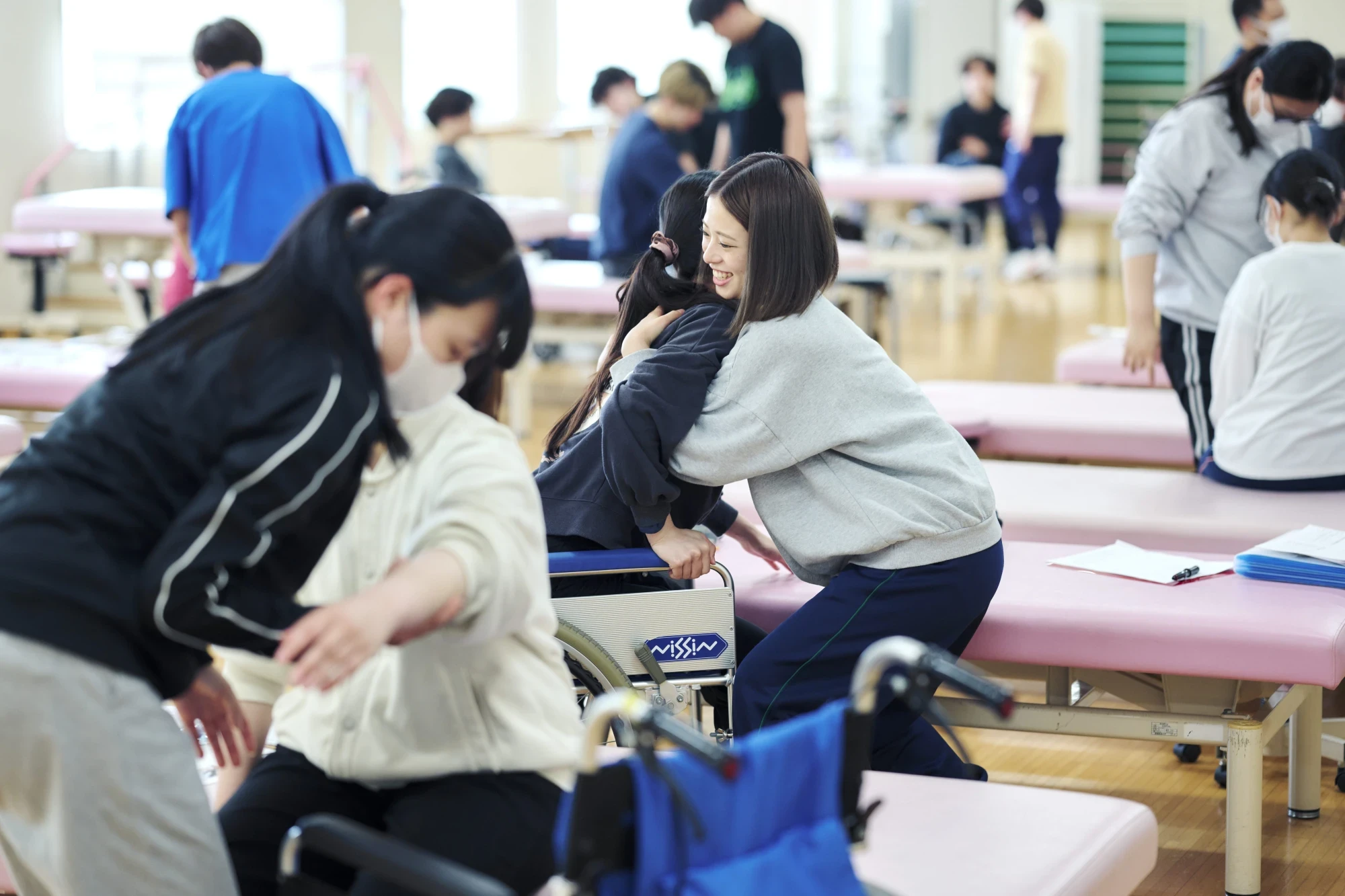 体を使った実習で「できる力」を伸ばす!