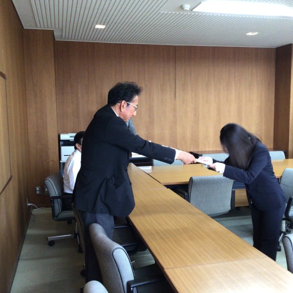 「創造性を育む学生プロジェクト」助成証授与式