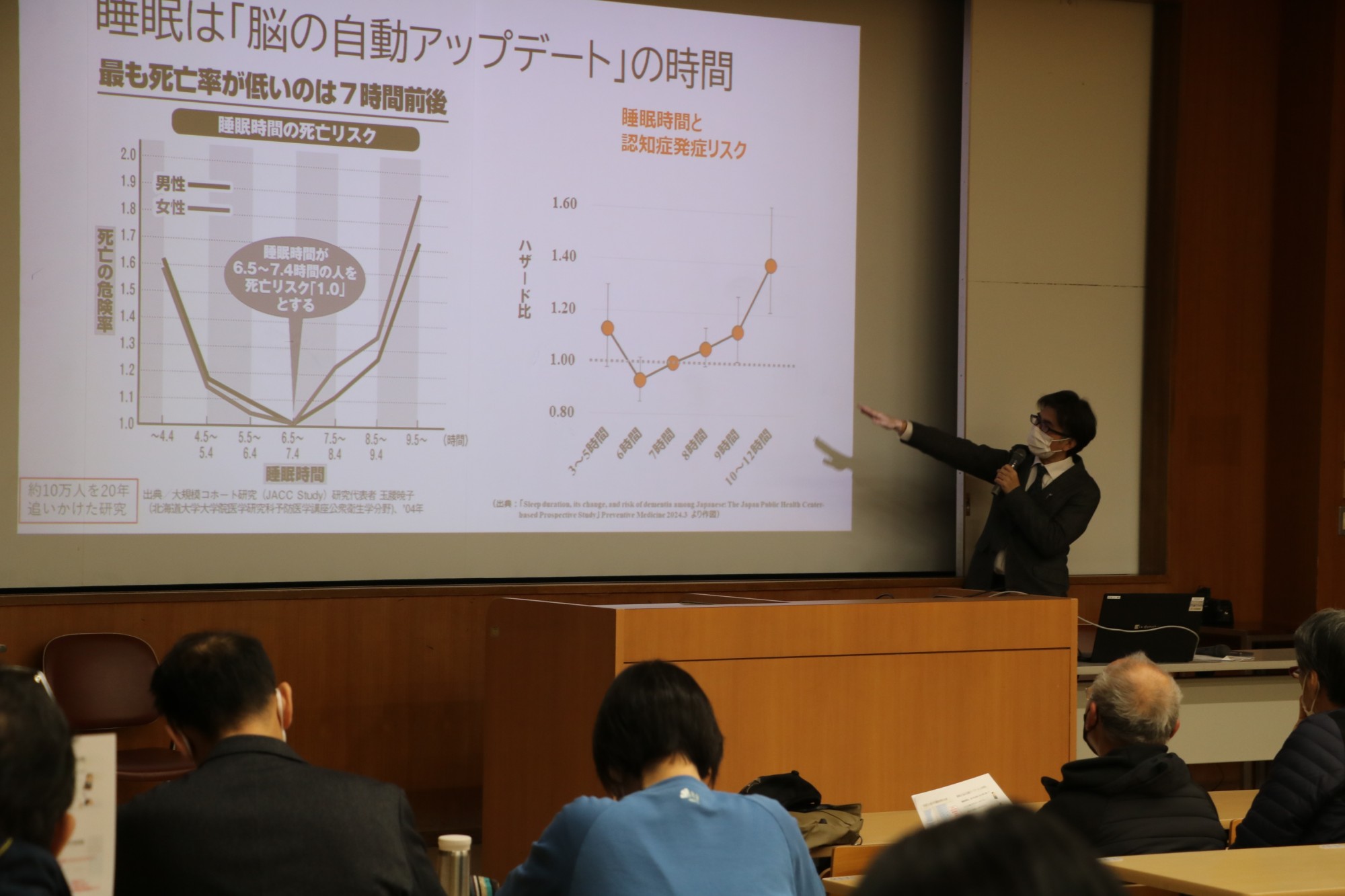 豊橋創造大学看護学研修センターが「睡眠」と「認知症」をテーマに、一般向けのセミナーを初開催しました。